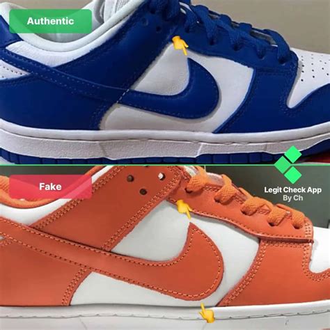 nike dunks false symbols